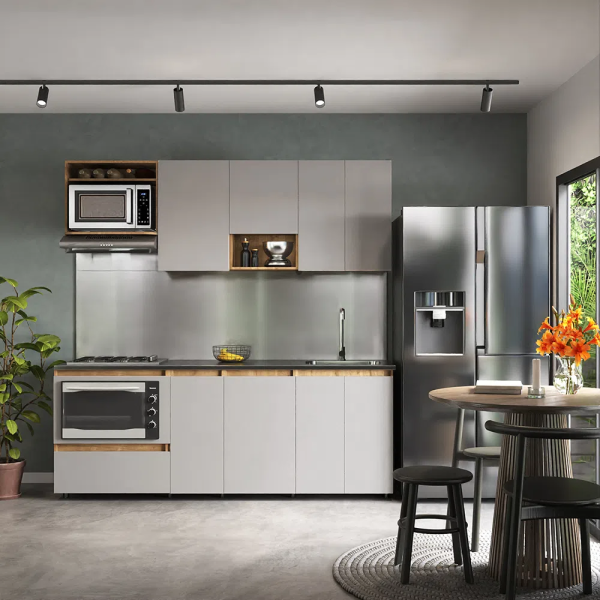 9.1.3.-COCINA LUXEMBURGO 2.10m MODULO HORNO – 4 GAS