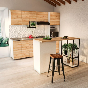 9.-COCINA MEDITERRANEO 1.80m – 4 GAS - Image 3