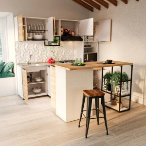 9.-COCINA MEDITERRANEO 1.80m – 4 GAS - Image 4