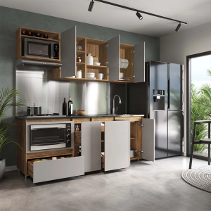 9.1.3.-COCINA LUXEMBURGO 2.10m MODULO HORNO – 4 GAS - Image 4