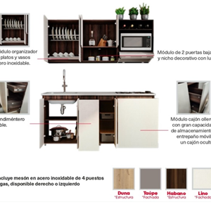 9.1.-COCINA LUXEMBURGO 1.80m – 4 GAS - Image 14