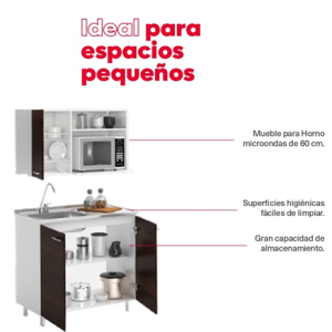 1.-COCINA MONACO 1m - LISO - Image 7